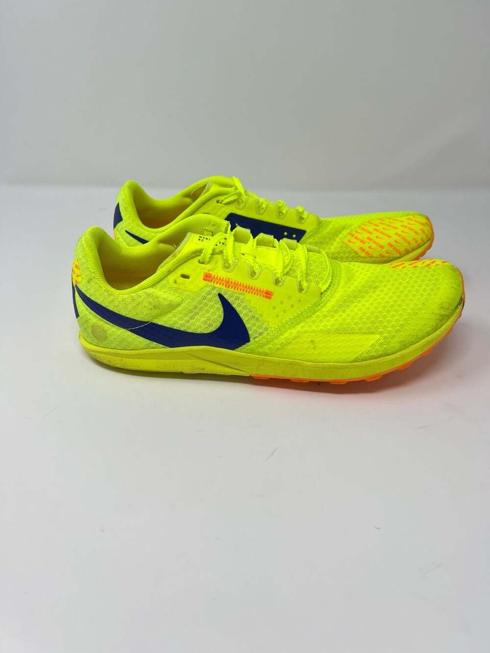 Nike Rival XC 6 Cross Country Spikes Volt Concord Orange Men’s 8.5